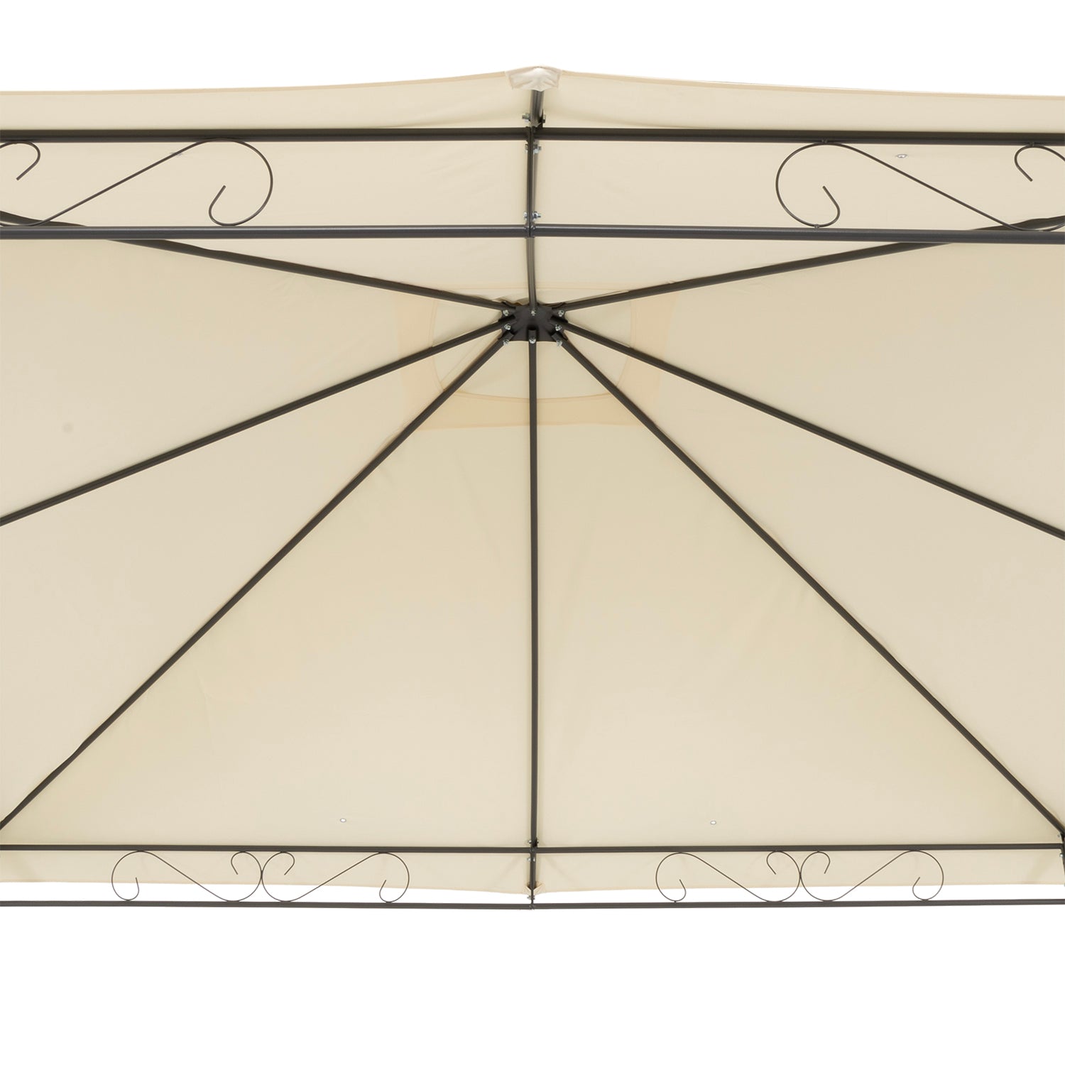 VESTIAMO CASA GIARDINO - Gazebo con telo Ecrù 3x3 metri